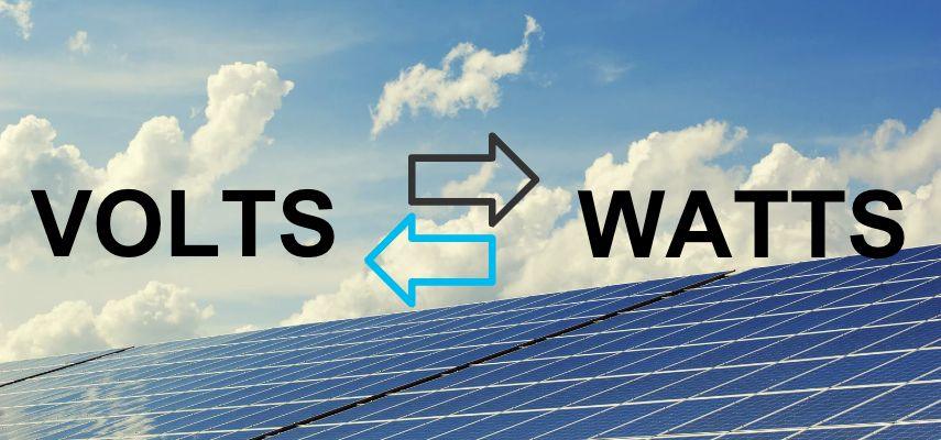From Volts to Watts: A Guide into Solar Power's Essential Units