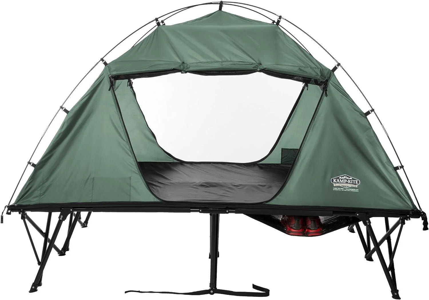 Kamp Rite Tent Cot for 2 People Travel Cot Tent in Polyester - beeitem