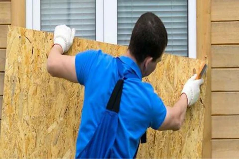 Secure a Window with Wood Panel