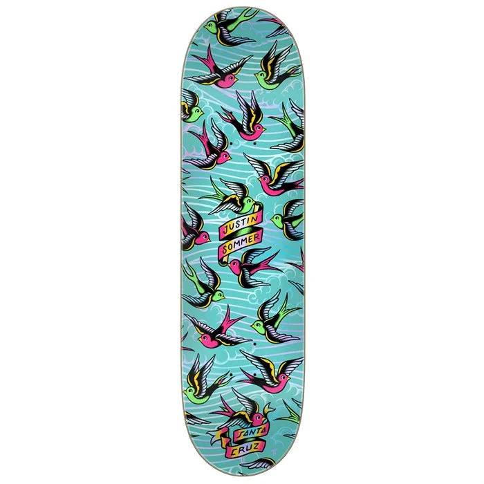 Santa Cruz Skateboards Sommer Sparrows Pro 8.0 Skateboard Deck