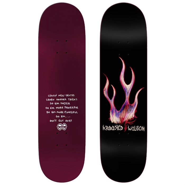Krooked Wilson Flame True Fit 8.5 Skateboard Deck