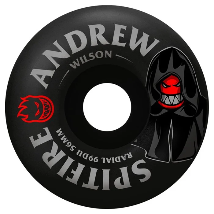 Spitfire Formula Four 99d Andrew Wilson Burn Squad Radial Black Skateboard Wheels