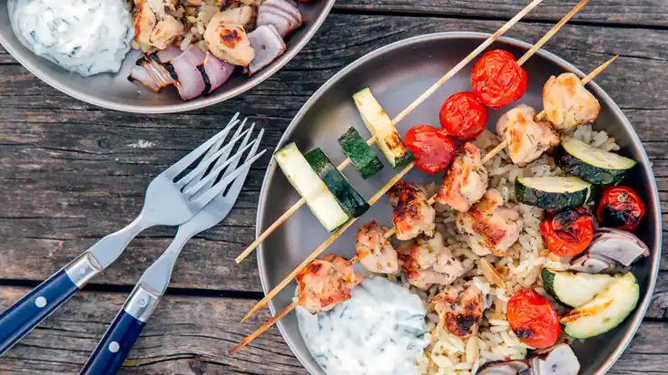 Camping Recipe: Chicken Tzatziki Skewers