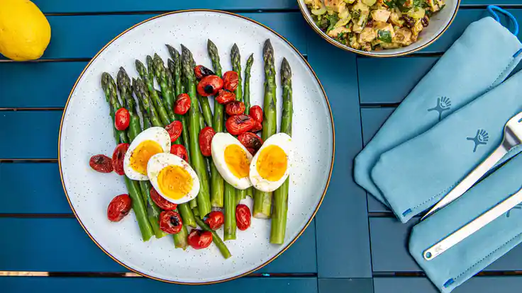 Cooking with Maria Hines: Truffled Asparagus Salad Recipe