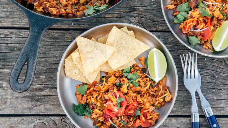 Camping Meal: One Pot Taco Skillet