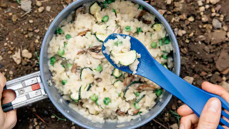 Backpacking Meal: Dehydrated Risotto with Vegetables Recipe