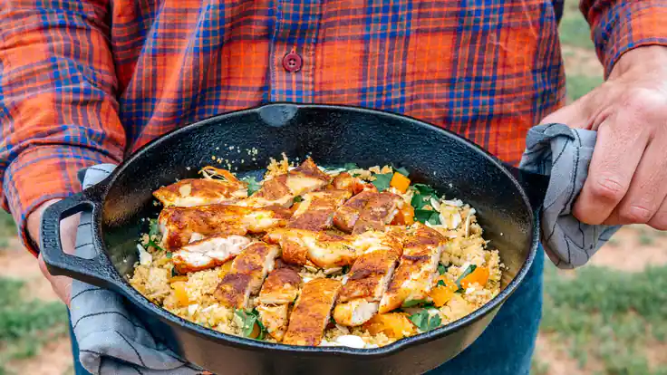 Camping Meal: Moroccan Spice-Rubbed Chicken