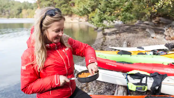 Kayak Camping Meal: Savory Pancakes Recipe