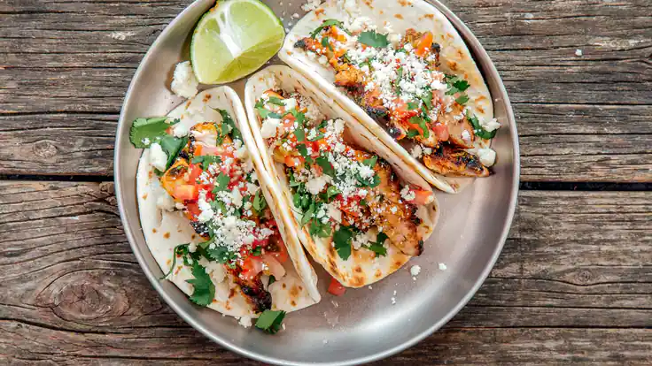 Camp Dinner: Cilantro Lime Chicken Tacos Recipe