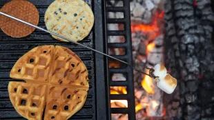 Camping Dessert: S’maffles Recipe